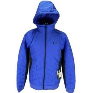 Under Armour ColdGear Reactor Performance Hybrid Blue Jacket 1342692-401 Men 3XL